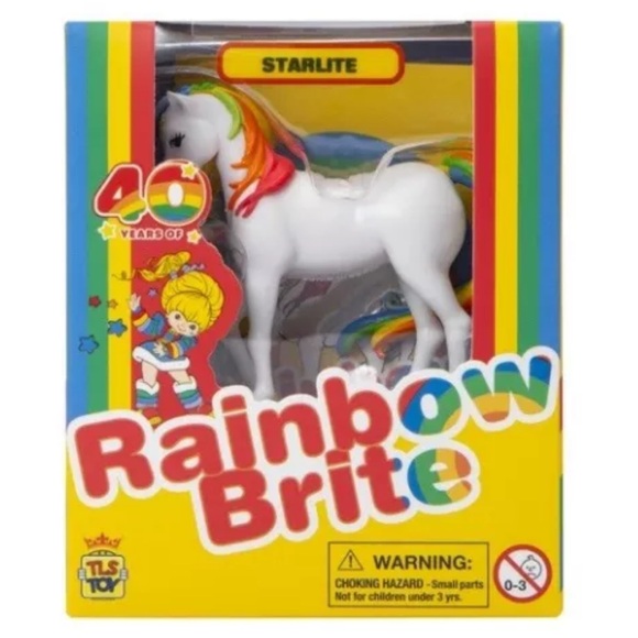 Rainbow Brite Starlite Horse Figure Chee-Bee Collectible 2.5” Toy New in Box.  F - Picture 1 of 11